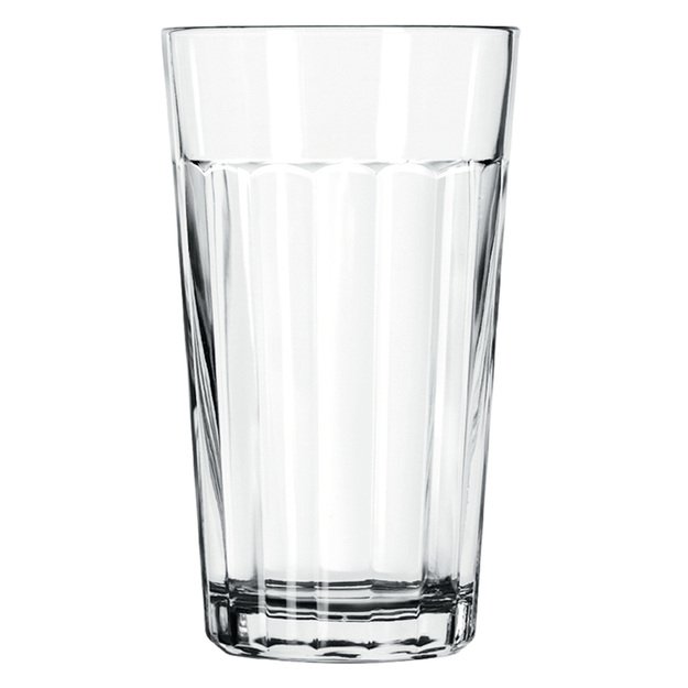 Tall glass, 350 ml, Paneled