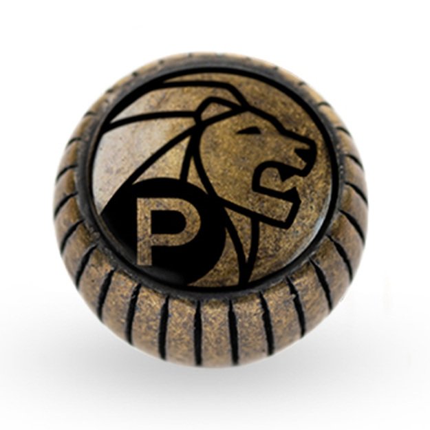 Aged pepper grinder cap, (P)