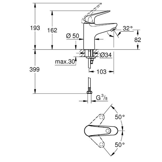 Praustuvo mai&scaron;ytuvas Grohe Swift 24317001 2