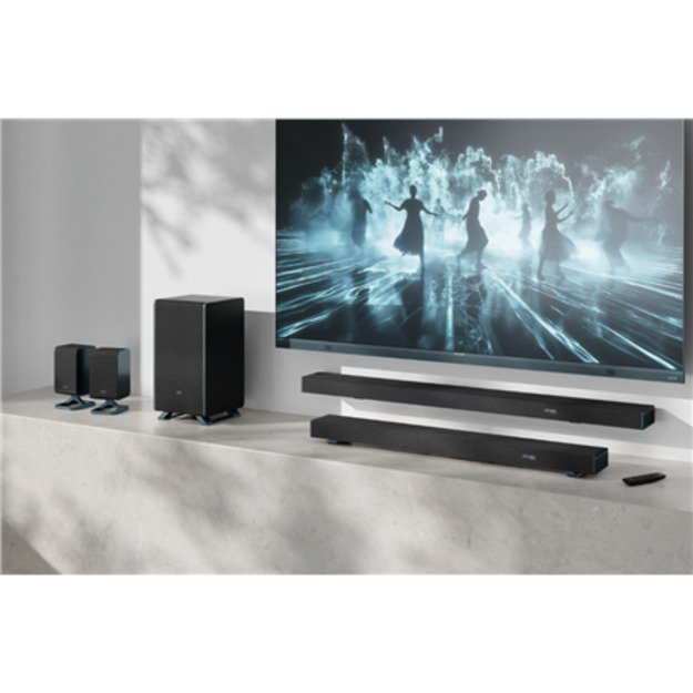 Sharp | 2.0.2 Wireless Rear Surround Speakers | HT-SPR52021(BK) | 200 W | Black | Wireless connection 1