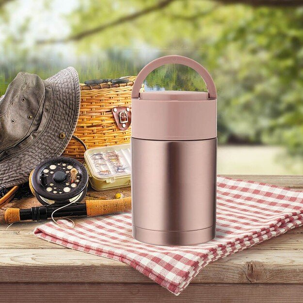 Dinner thermos Maestro MR-1636-60 600 ml, pink 1