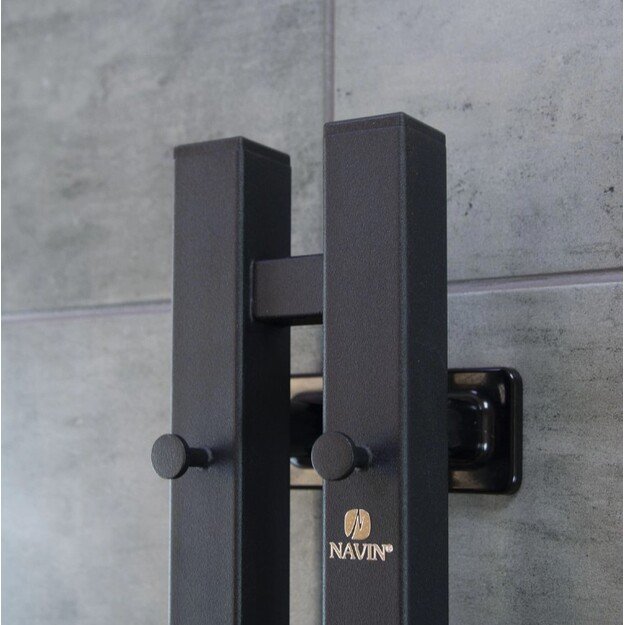 El.rank&scaron;luosčių džiovintuvas Siluet Quadro 90*1200 Sensor de&scaron;inė juodas 12-234053-0912