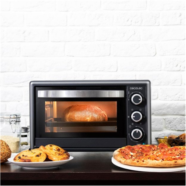 Cecotec Mini Oven | Bake&Toast 2600 Black 4Pizza | 26 L | 1500 W | Black 1