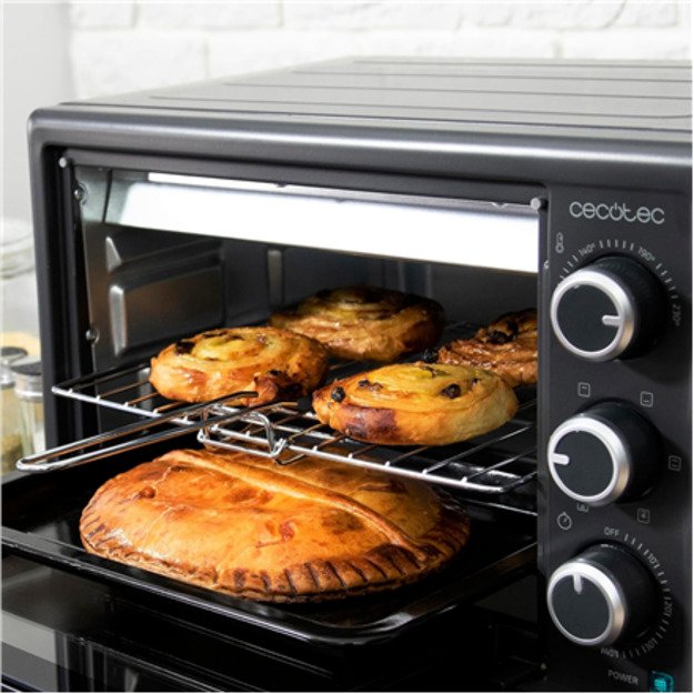Cecotec Mini Oven | Bake&Toast 2600 Black 4Pizza | 26 L | 1500 W | Black 2