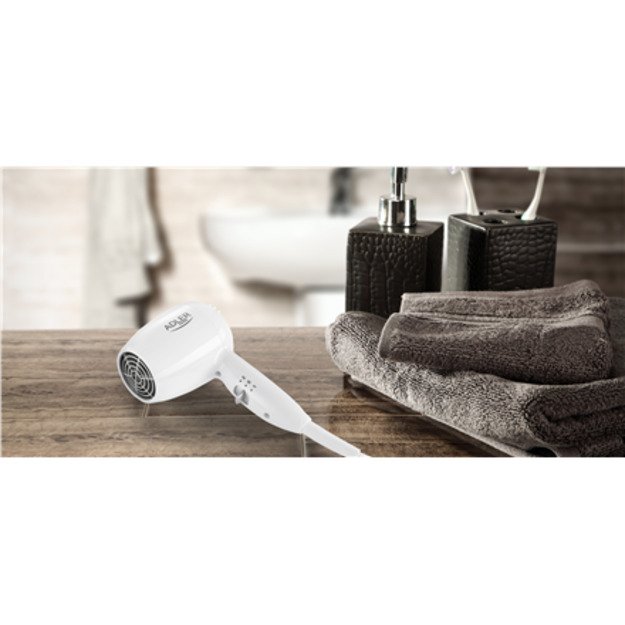 Adler | Hair dryer for hotel and swimming pool | AD 2252 | 1600 W | Number of temperature settings 2 | White 1