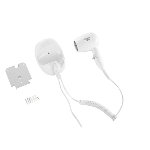 Adler | Hair dryer for hotel and swimming pool | AD 2252 | 1600 W | Number of temperature settings 2 | White 2