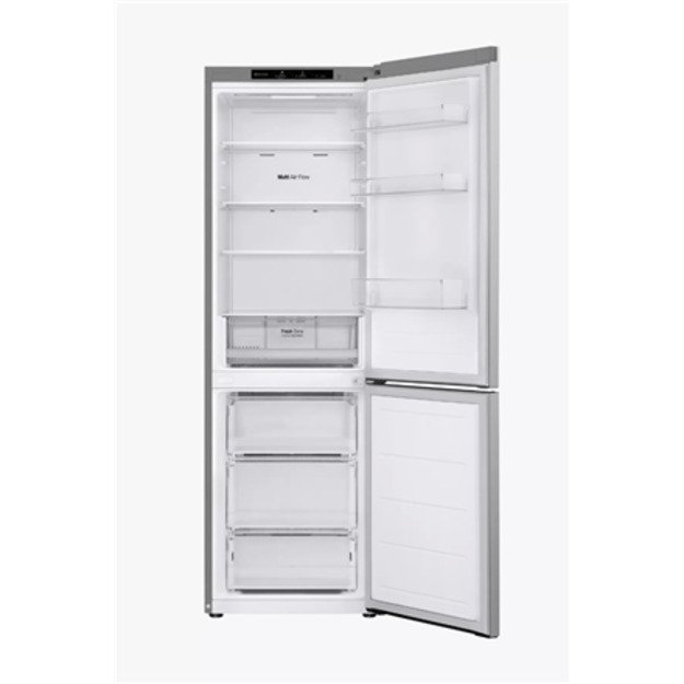 LG GBV21L0EPY Refrigerator, E, Free-standing, Combi, Height 1.86 m, Net fridge 234 L, Net freezer 110 L, Silver 13