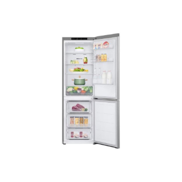 LG GBV21L0EPY Refrigerator, E, Free-standing, Combi, Height 1.86 m, Net fridge 234 L, Net freezer 110 L, Silver 16