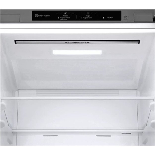 LG GBV21L0EPY Refrigerator, E, Free-standing, Combi, Height 1.86 m, Net fridge 234 L, Net freezer 110 L, Silver 11