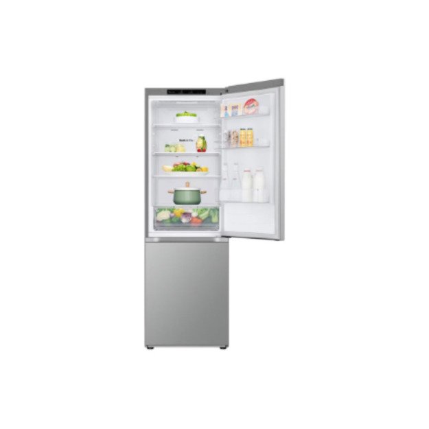 LG GBV21L0EPY Refrigerator, E, Free-standing, Combi, Height 1.86 m, Net fridge 234 L, Net freezer 110 L, Silver 14