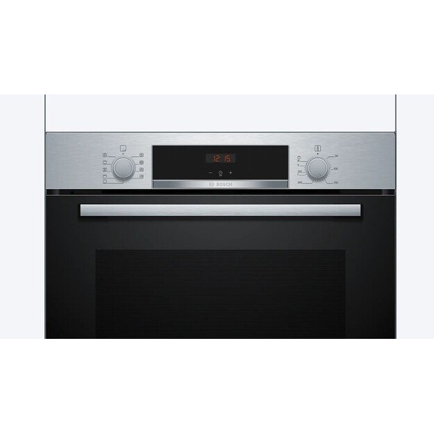 Bosch Serie 4 HBA534ES3 oven 71 L 3400 W Black, Stainless steel 3