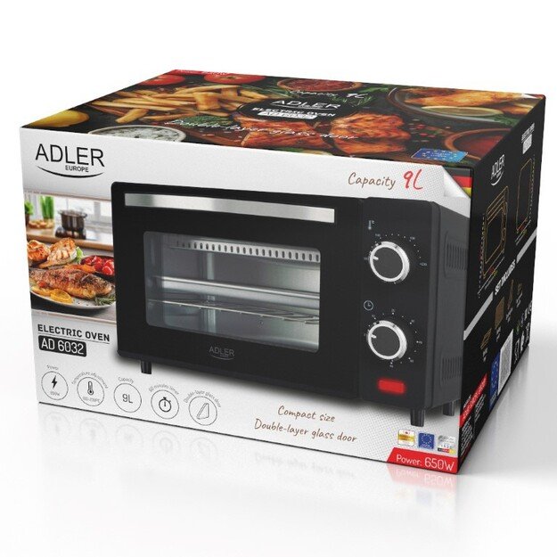 Elektrinė orkaitė Adler AD-6032 9 L 2