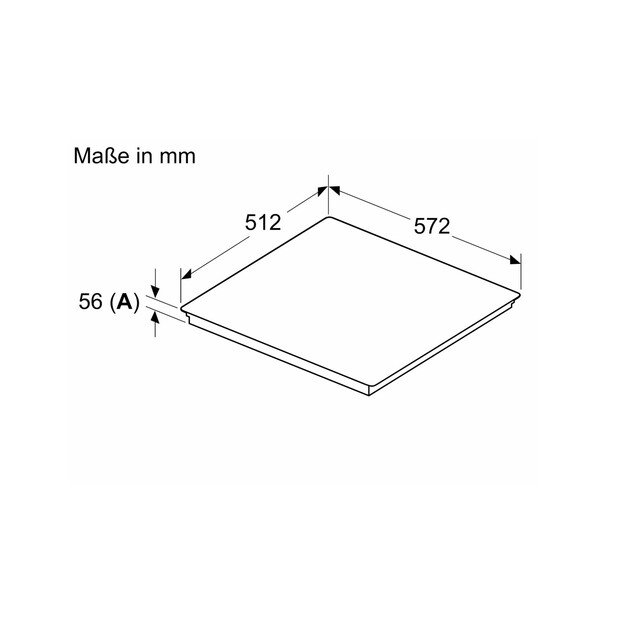 Įmontuojama indukcinė kaitlentė SIEMENS iQ300, EH601HFB1E, 60 cm