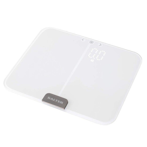 Salter 9164 WH3RJLEU16 Ghost Compact Analyser Scale, White 9