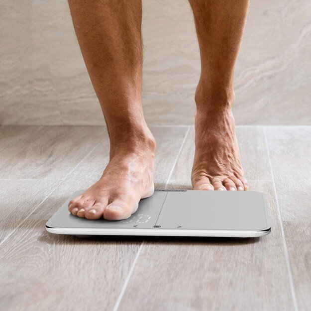 Salter 9164 WH3RJLEU16 Ghost Compact Analyser Scale, White 2