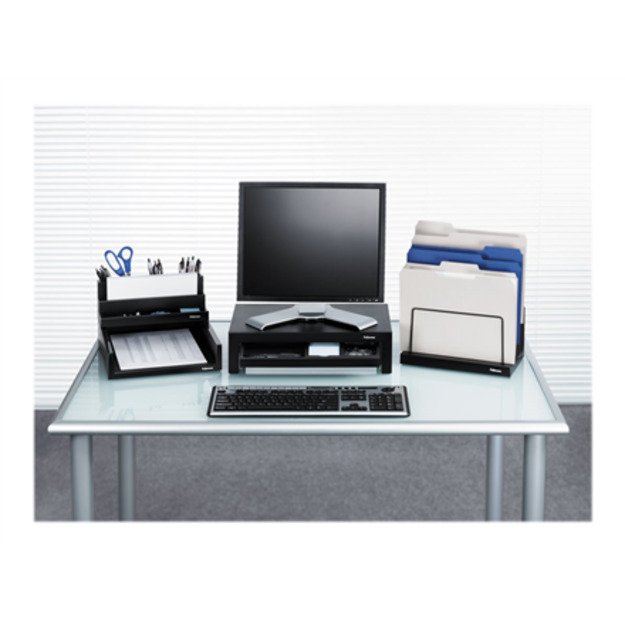 Fellowes | Designer Suites Monitor Riser | Height adjustment | Black 4