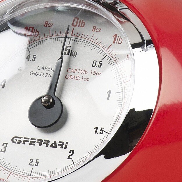 G3 Ferrari Aska Beige Round Mechanical kitchen scale