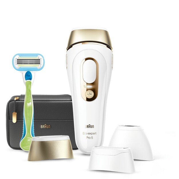 Braun Silk-expert Pro 5 PL5243 Intense pulsed light (IPL) Gold, White