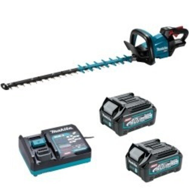 Makita UH005GD201 40V XGT 750 mm cordless hedge trimmer