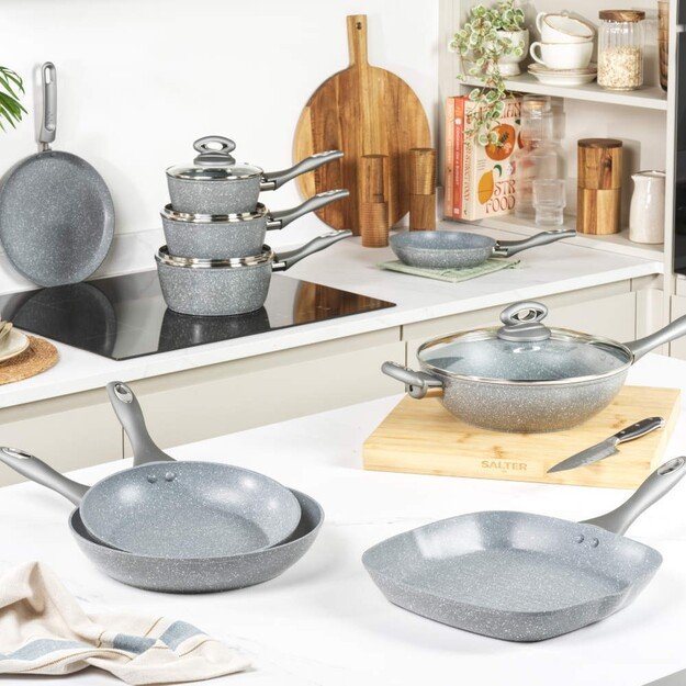 Salter BW02763G1EU7 Marblestone 24cm Frying Pan 6