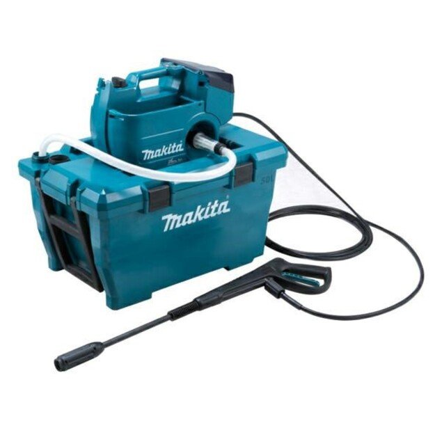 Makita DHW080ZK pressure washer Upright Battery 380 l/h Black, Blue