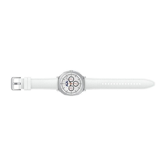 Samsung Galaxy Watch 8 Classic 3.3 cm (1.3 ) AMOLED 46 mm Digital 438 x 438 pixels Touchscreen Silver Wi-Fi GPS (satellite)