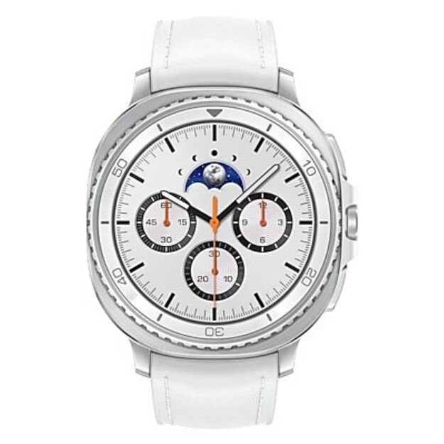 Samsung Galaxy Watch 8 Classic 3.3 cm (1.3 ) AMOLED 46 mm Digital 438 x 438 pixels Touchscreen Silver Wi-Fi GPS (satellite)