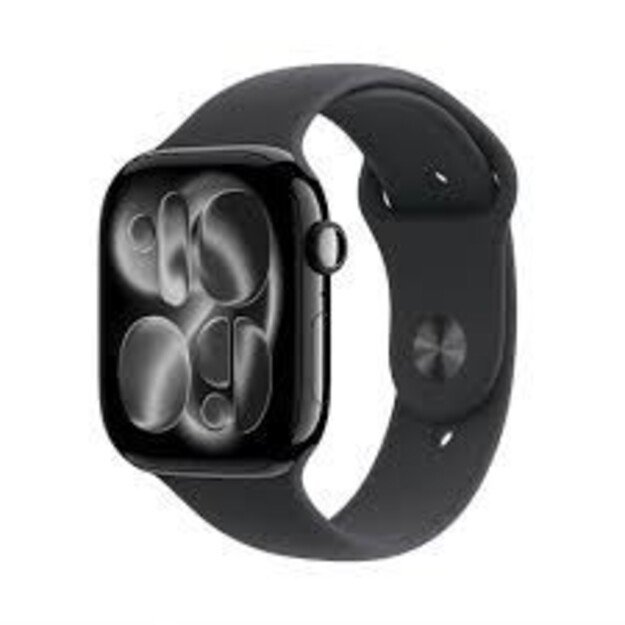 Apple Watch Series 11&Acirc;GPS + Cellular 46mm Space Grey Aluminium Case with Black Sport Band - S/M