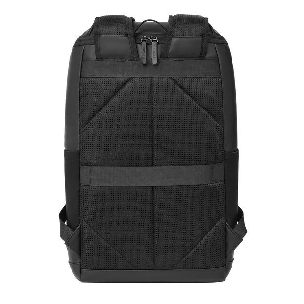 Rivacase Eden backpack City backpack Black Polyester, PU leather