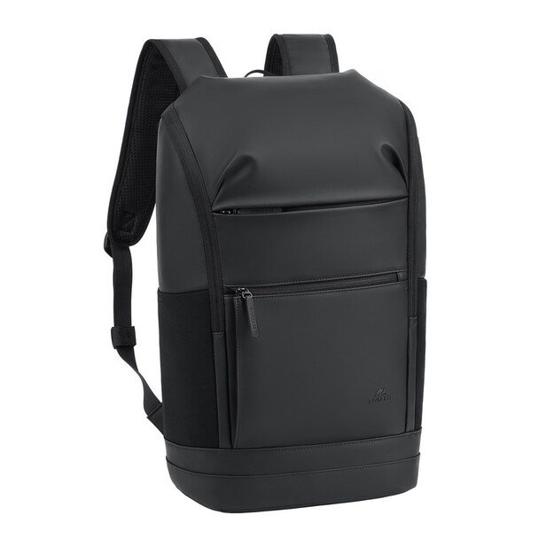 Rivacase Eden backpack City backpack Black Polyester, PU leather