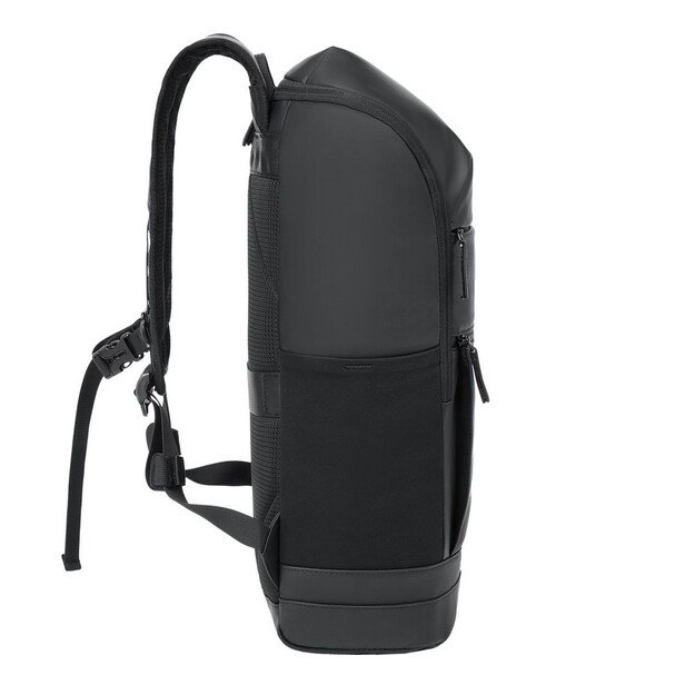 Rivacase Eden backpack City backpack Black Polyester, PU leather