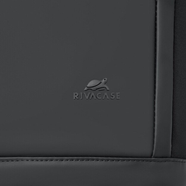 Rivacase Eden backpack City backpack Black Polyester, PU leather