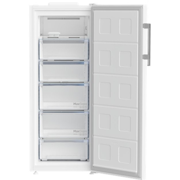 BEKO Freezer | B5RFNE274W | Energy efficiency class E | Upright | Free standing | Height 151.5 cm | Total net capacity 220 L | N
