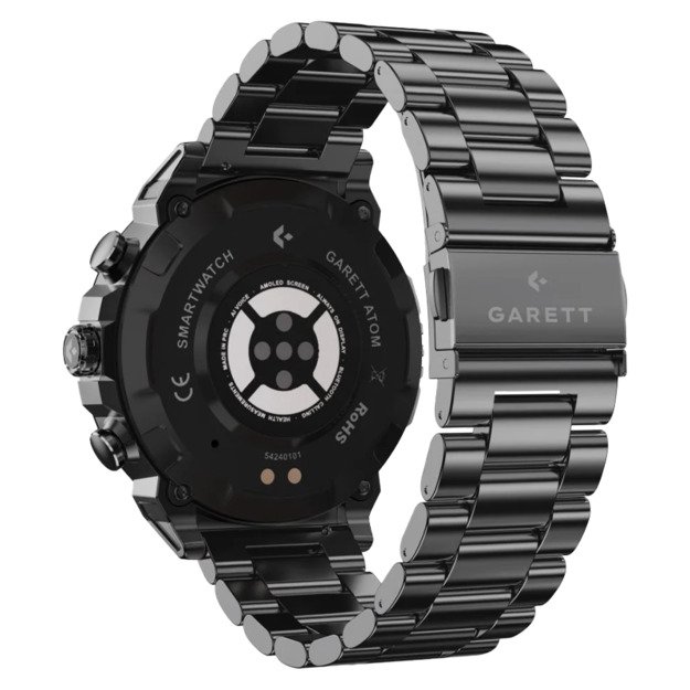 Garett Atom Smartwatch Black steel