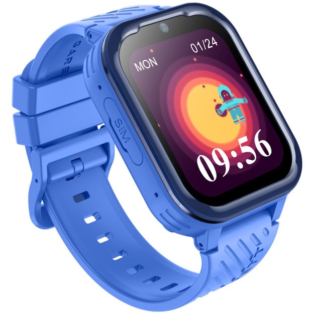 I&scaron;manusis laikrodis  vaikams su lietuvi&scaron;ku meniu Garett Kids Essa 4G Blue