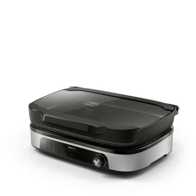 Philips Table Grill | HD6212/90 | 2400 W | Black/Stainless Steel