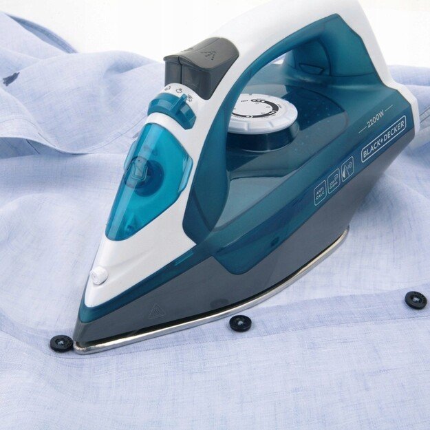 Iron steam BLACK+DECKER BXIR2200E ES9180070B (2200W, blue color)