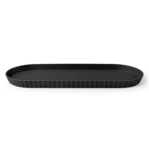 Platter, 51x20.5 cm, black, Paestum Collection