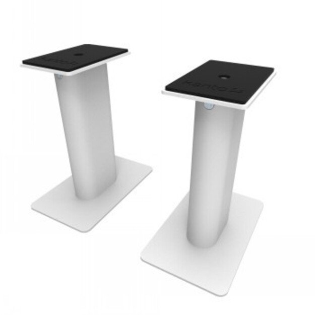 KANTO AUDIO 9  UNIVERSAL DESKTOP SPEAKER STAND, WHITE (PAIR)