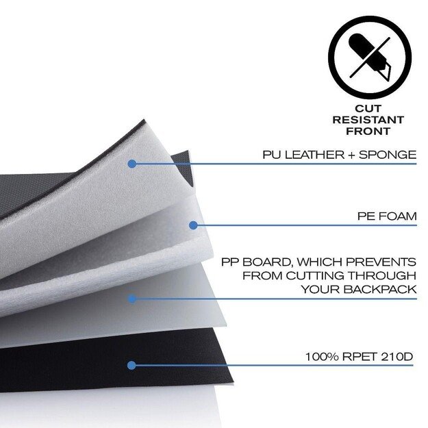 XD DESIGN ANTI-THEFT BACKPACK BOBBY HERO REGULAR BLACK P/N: P705.291 3