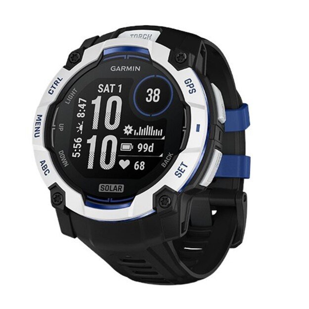 Garmin Instinct 2.79 cm (1.1 ) MIP 50 mm Digital 176 x 176 pixels Touchscreen Black, White GPS (satellite)