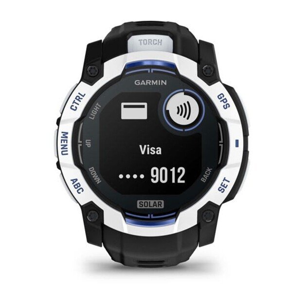Garmin Instinct 2.79 cm (1.1 ) MIP 50 mm Digital 176 x 176 pixels Touchscreen Black, White GPS (satellite)