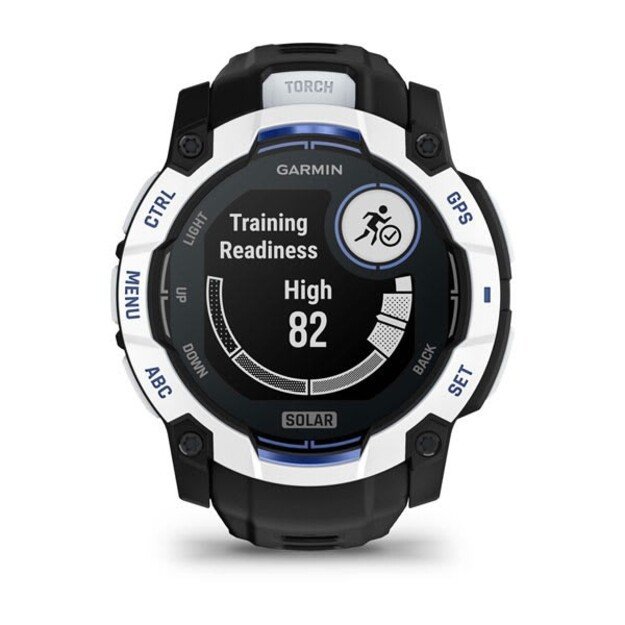 Garmin Instinct 2.79 cm (1.1 ) MIP 50 mm Digital 176 x 176 pixels Touchscreen Black, White GPS (satellite)