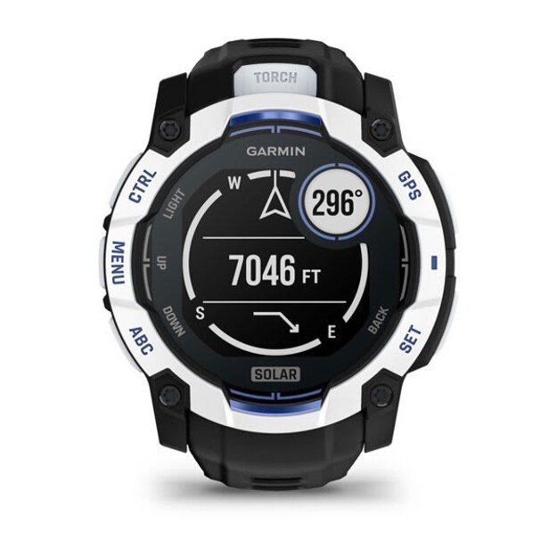 Garmin Instinct 2.79 cm (1.1 ) MIP 50 mm Digital 176 x 176 pixels Touchscreen Black, White GPS (satellite)