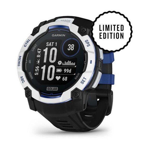 Garmin Instinct 2.79 cm (1.1 ) MIP 50 mm Digital 176 x 176 pixels Touchscreen Black, White GPS (satellite)