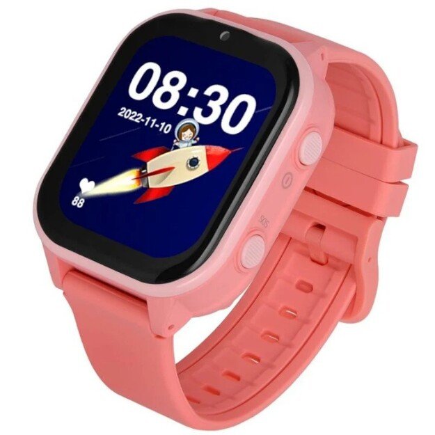 I&scaron;manusis laikrodis su lietuvi&scaron;ku meniu Garett Kids Sun Ultra 4G Pink