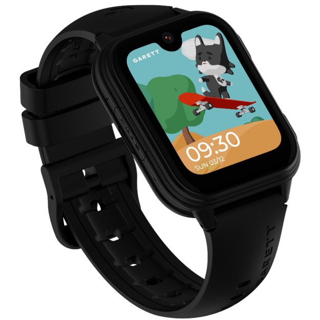 I&scaron;manusis laikrodis su lietuvi&scaron;ku meniu Garett Kids Vibe 4G Black