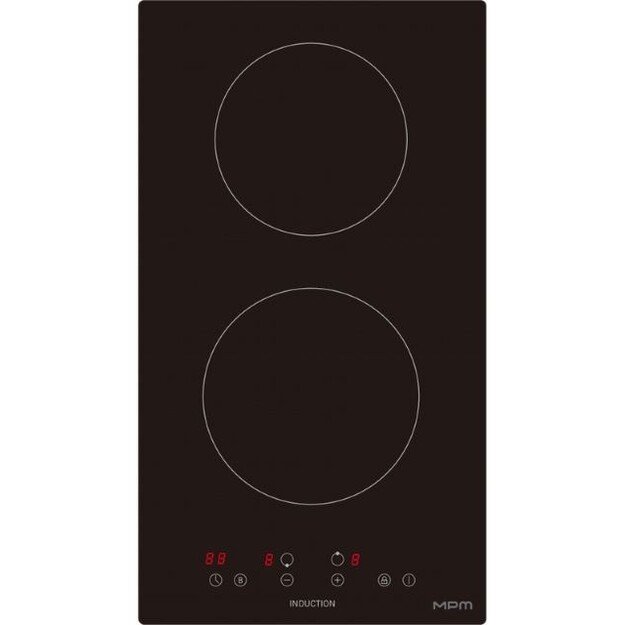 MPM-30-IM-12/N induction hob, black, 30 cm wide