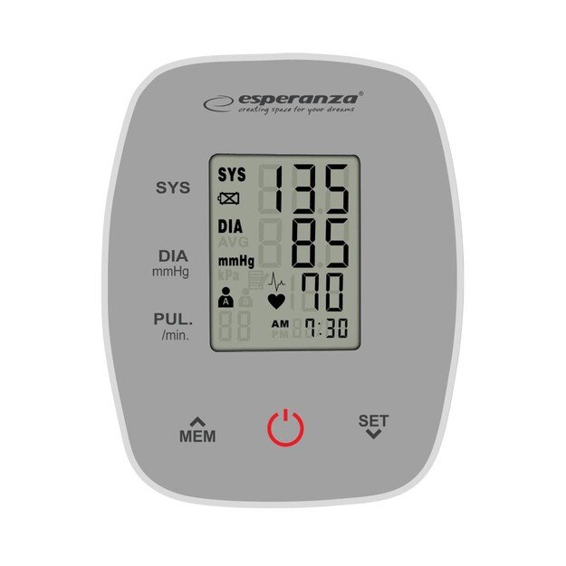 Esperanza ECB007 upper arm blood pressure monitor