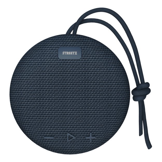 Bluetooth kolonėlė STREETZ atspari vandeniui, 1x 5 W, AUX, IPX7, mic, mėlyna / CM769